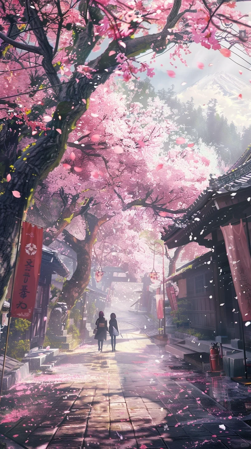 樱花｜神社｜治愈作品~