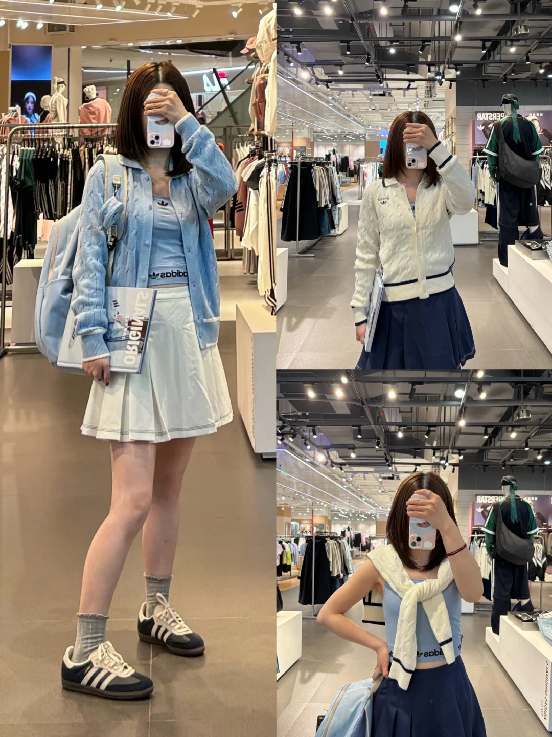 今日ootd：三叶草活力女大生?‍??