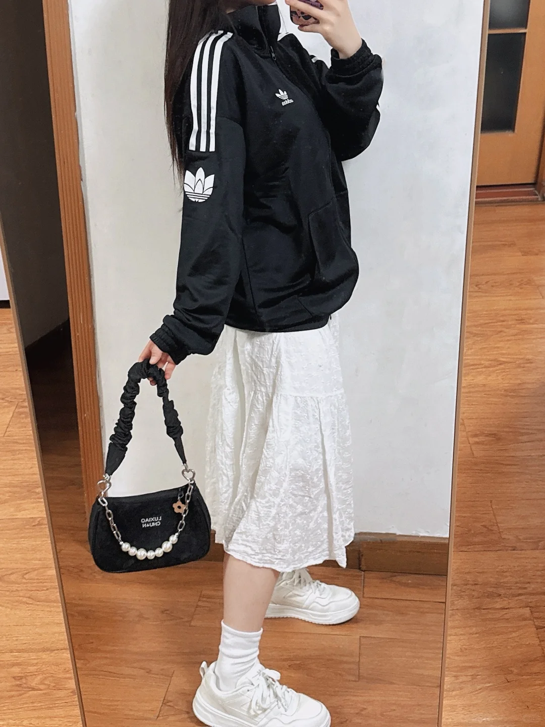 Adidas｜韩女真正的校服 运动少女风??‍♀️