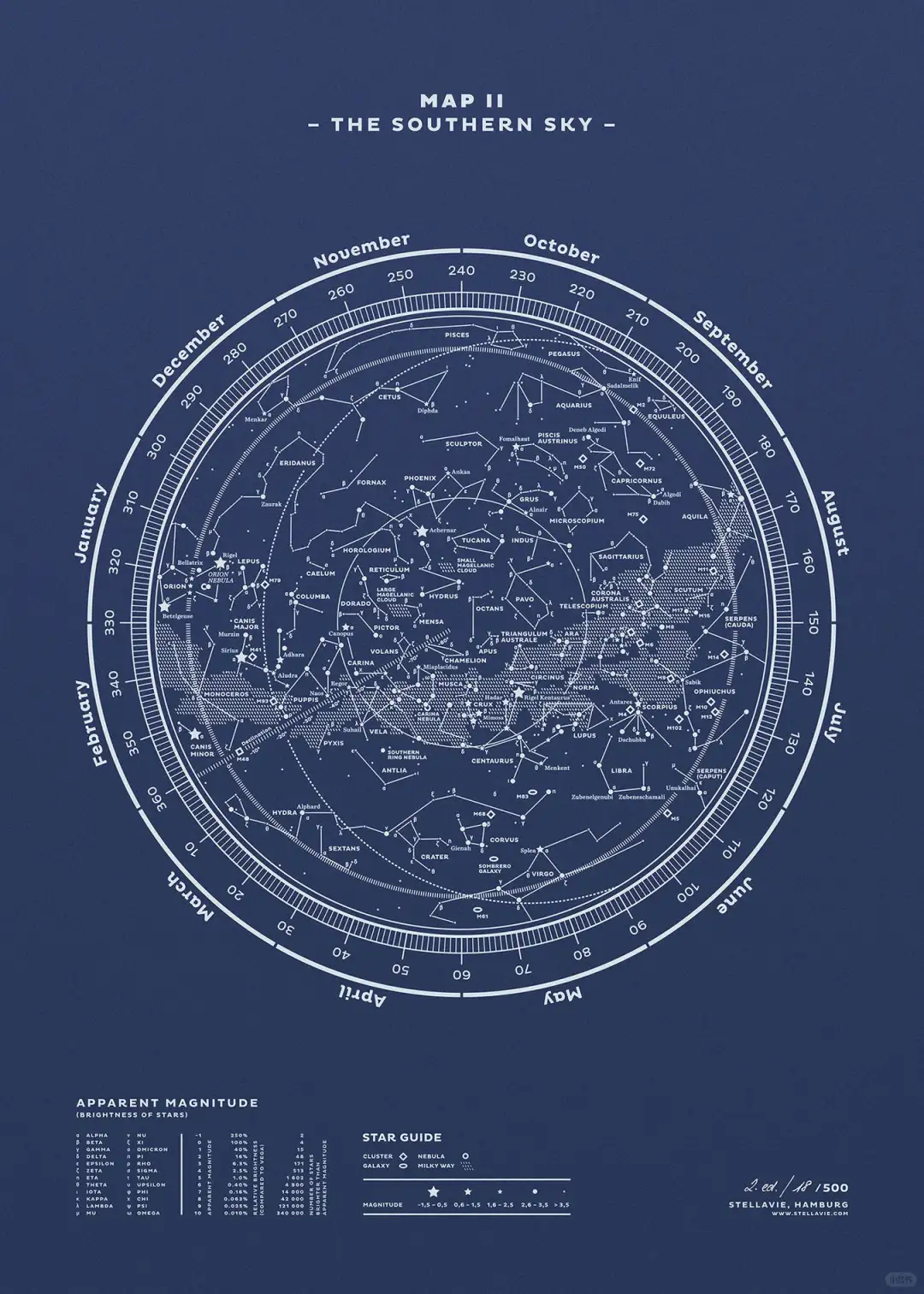 这张壁纸电脑背后的星图谁有原图吗？