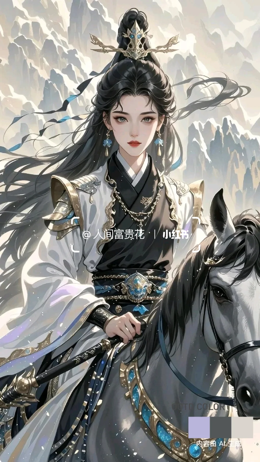 【墨染风华·AI绘梦】古风仙侠绝色美女②