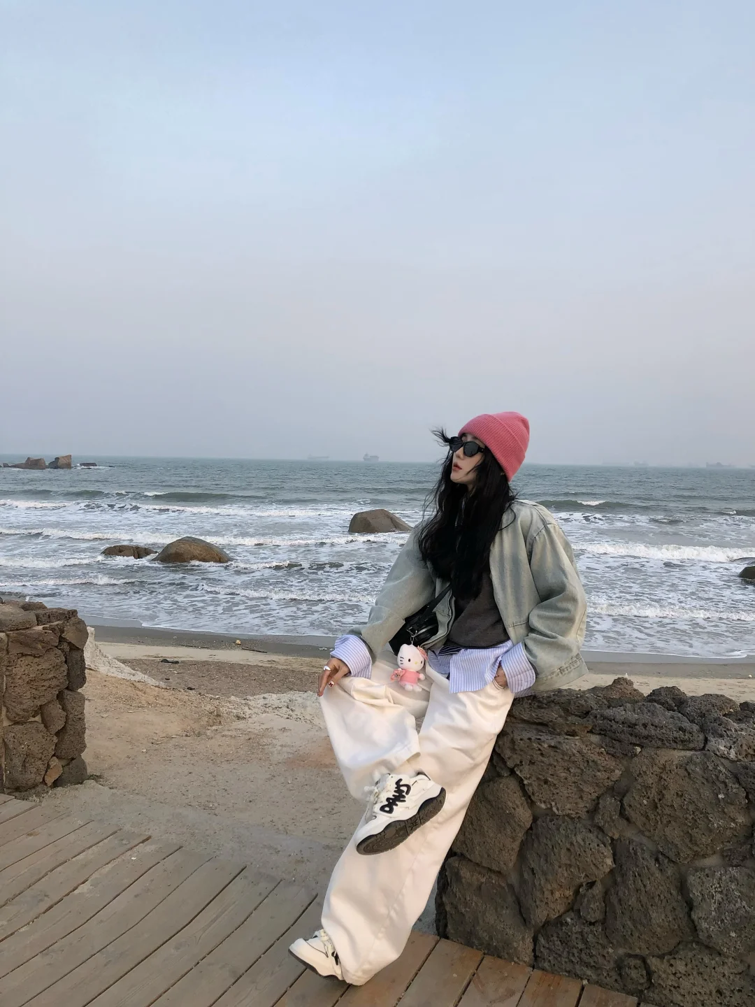 我的开春海边ootd