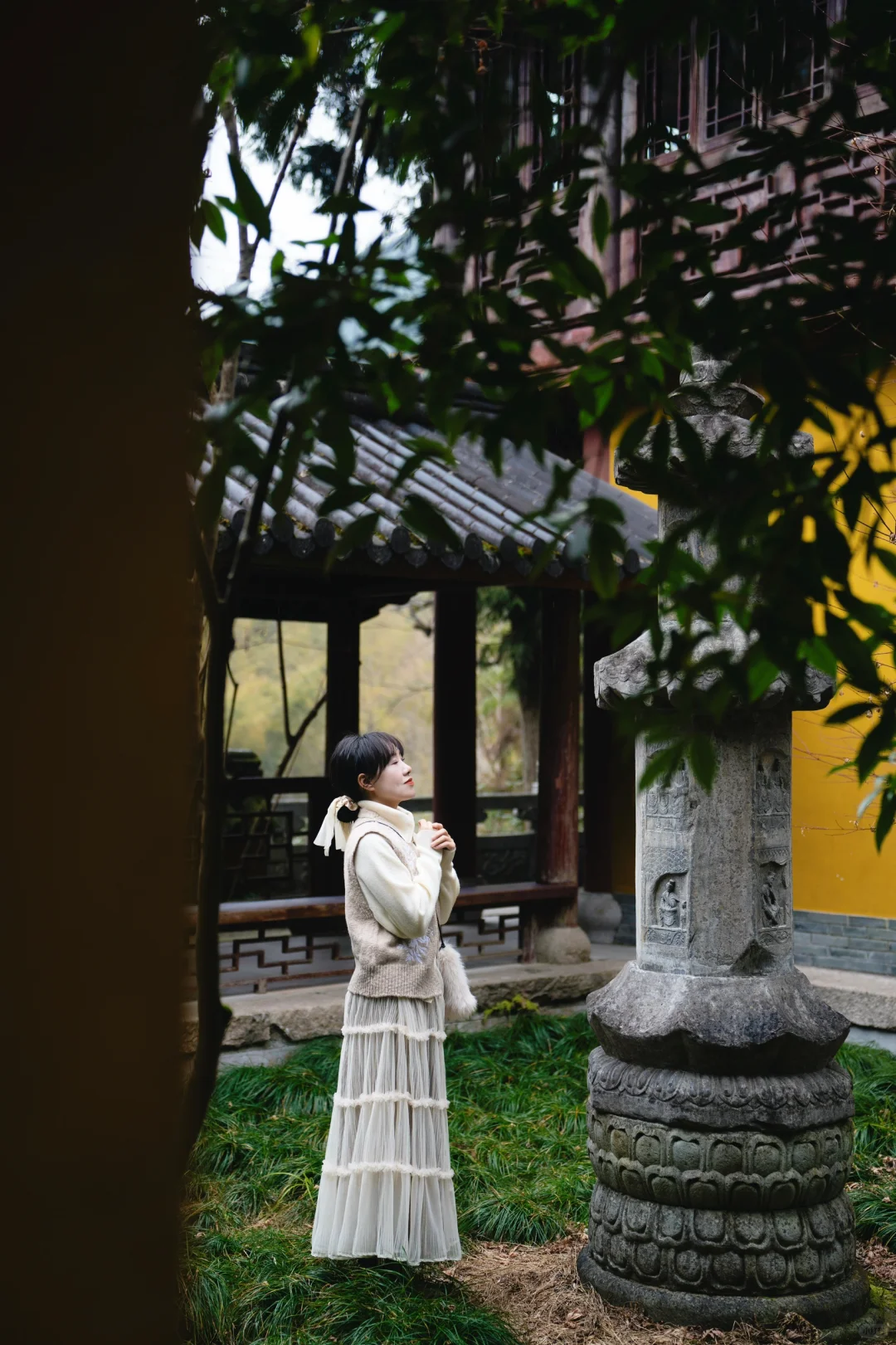 天台梅花不止国清寺 石梁古方广寺刚开始