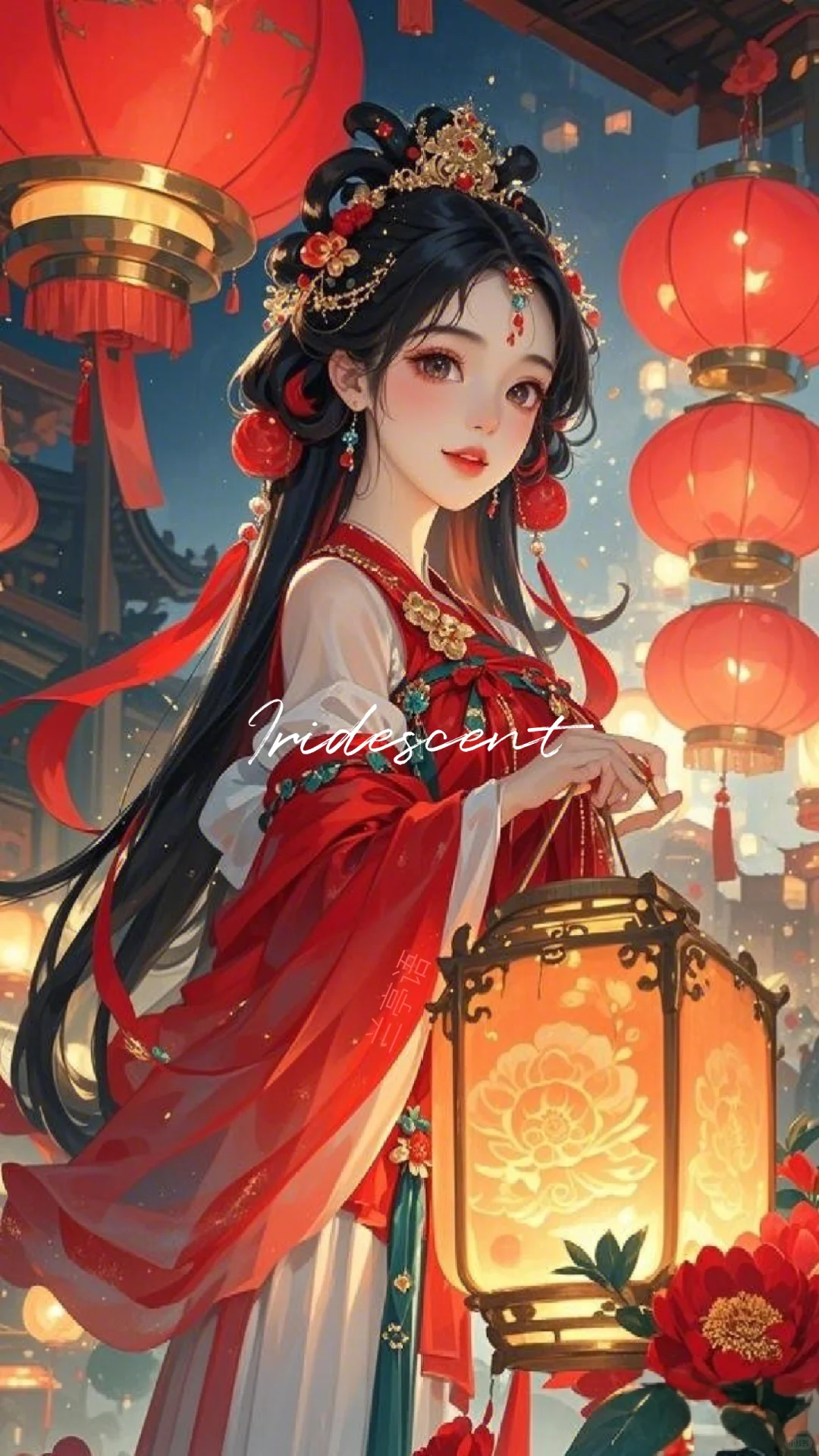 ✨ 元宵仙子踏月来｜墨发红裳醉人间