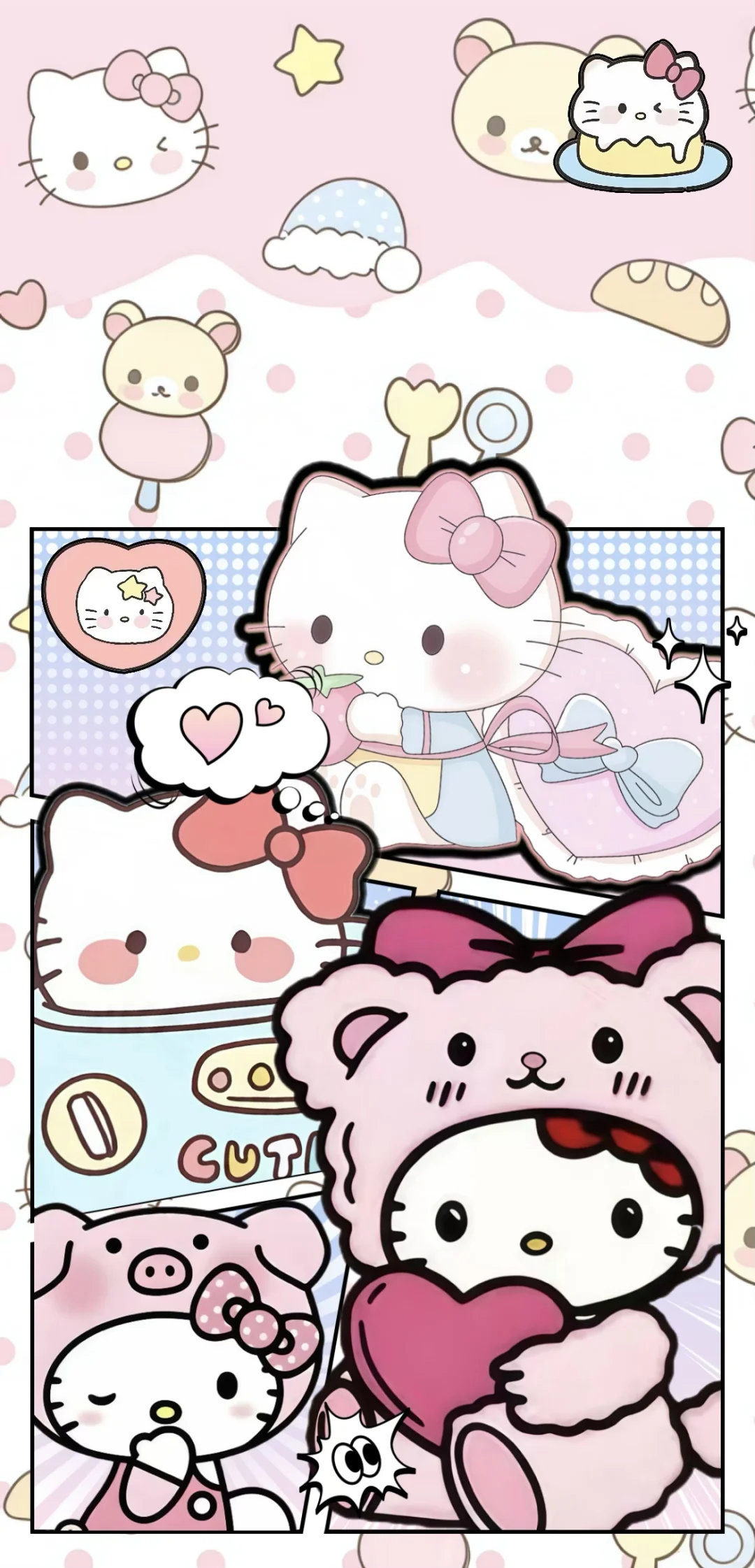 黑粉HelloKitty动态壁纸