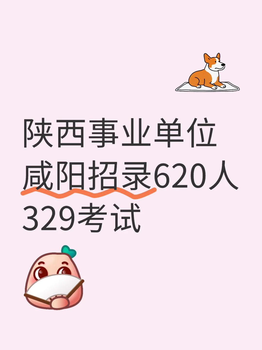 咸阳事业单位招录620人