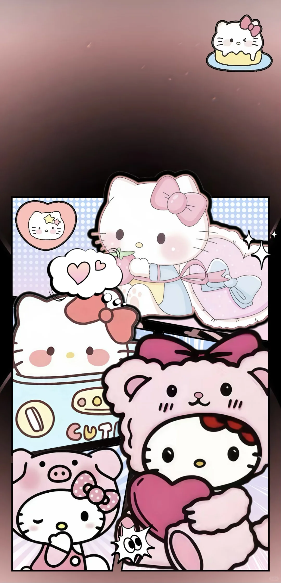 黑粉HelloKitty动态壁纸