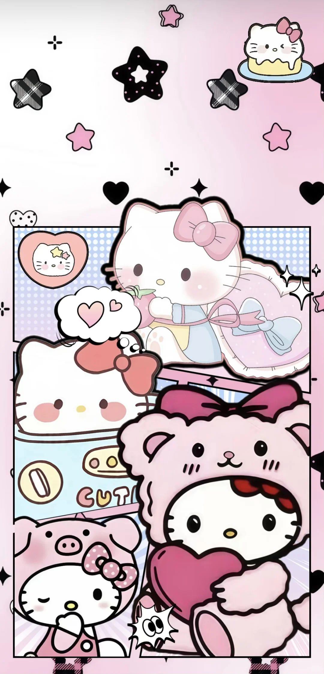 黑粉HelloKitty动态壁纸