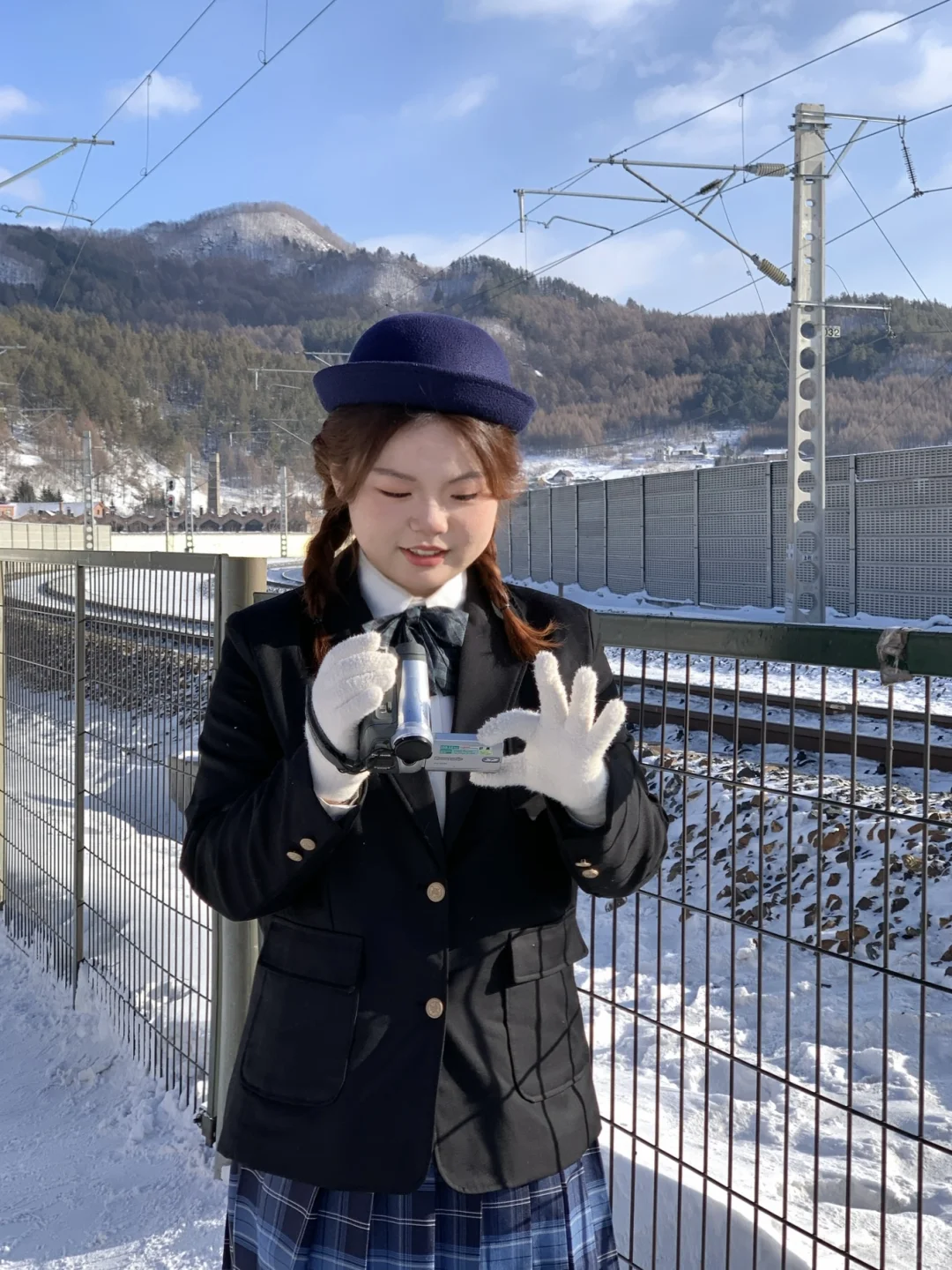 (≧∇≦)冬日来信?｜延迟发送一组雪景制服花絮