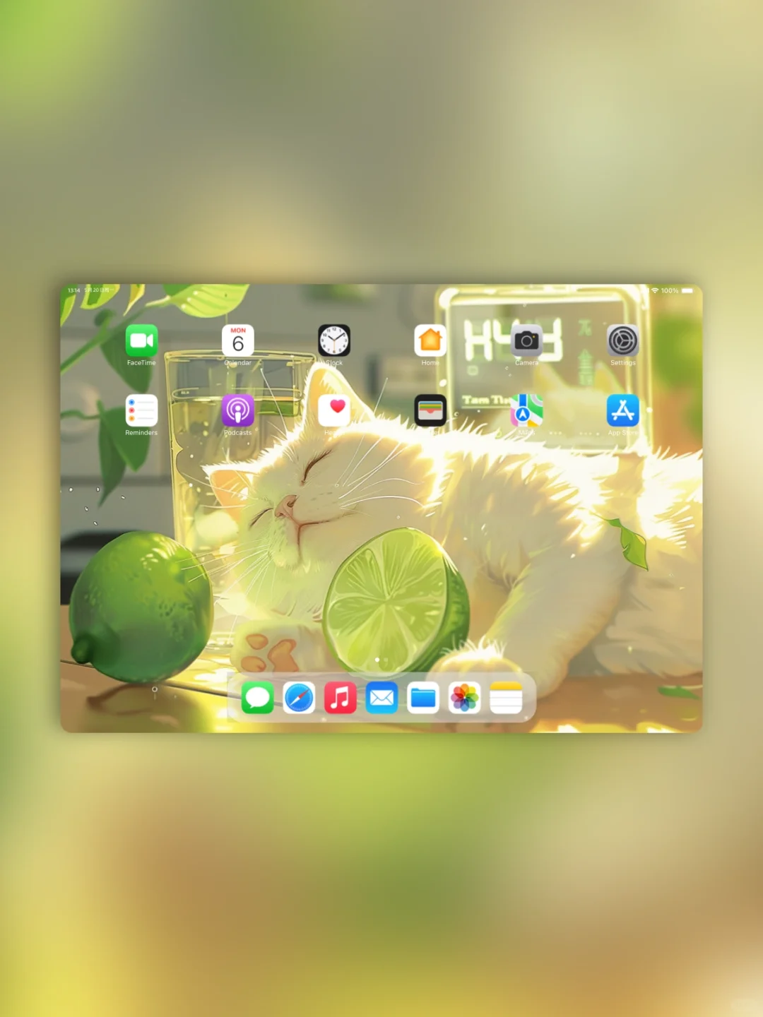 夏日慵懒小猫?｜iPad壁纸｜4k高清