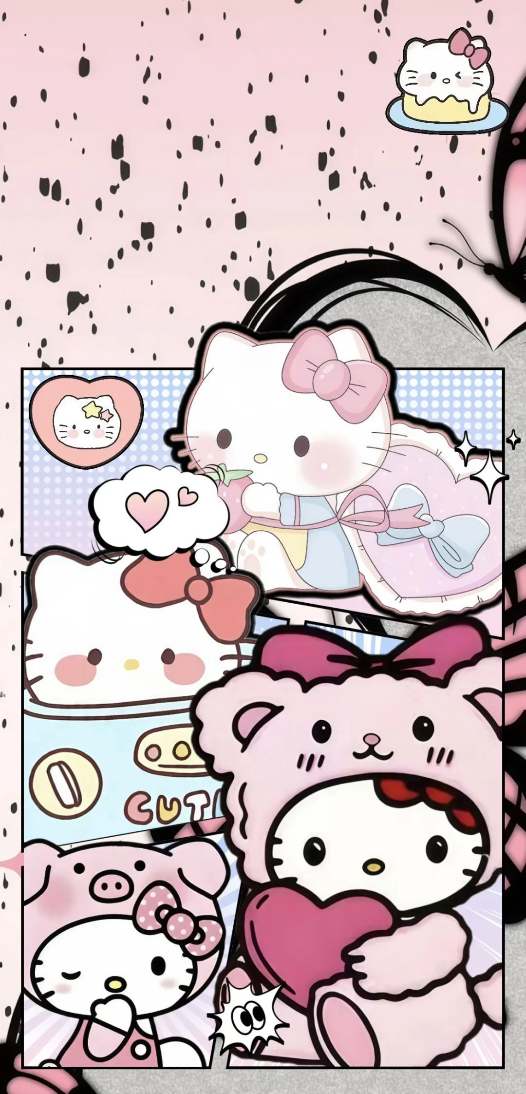 黑粉HelloKitty动态壁纸