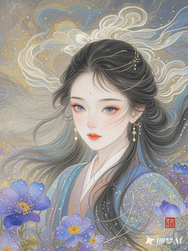 AI生成 | 古风美女(附提示词)