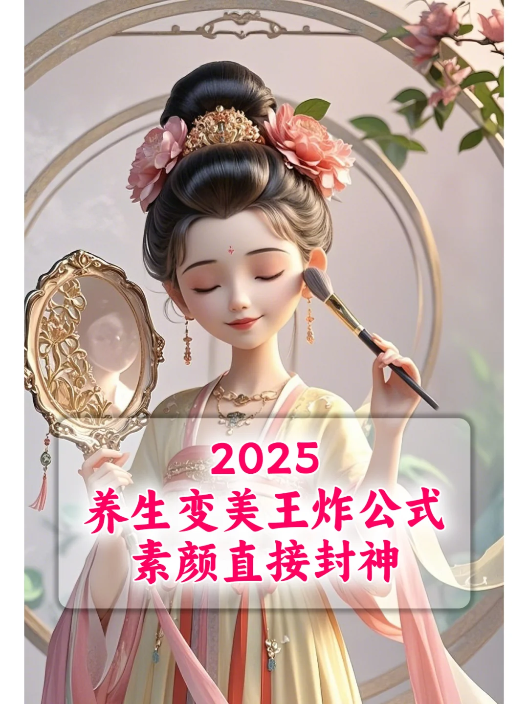 2025养生变美王炸公式吃睡按三件套素颜封神