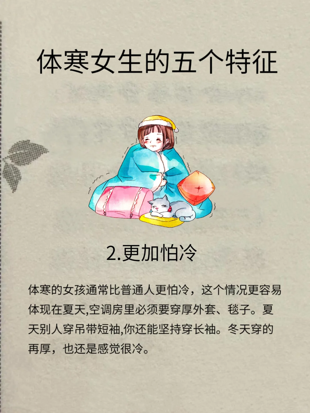 ❄️十女九寒，怪不得坐办公室我总是腿冷