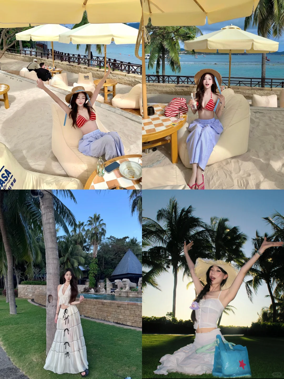 🏝️ins|📸进来预习超出片的海边拍照姿势！🐚