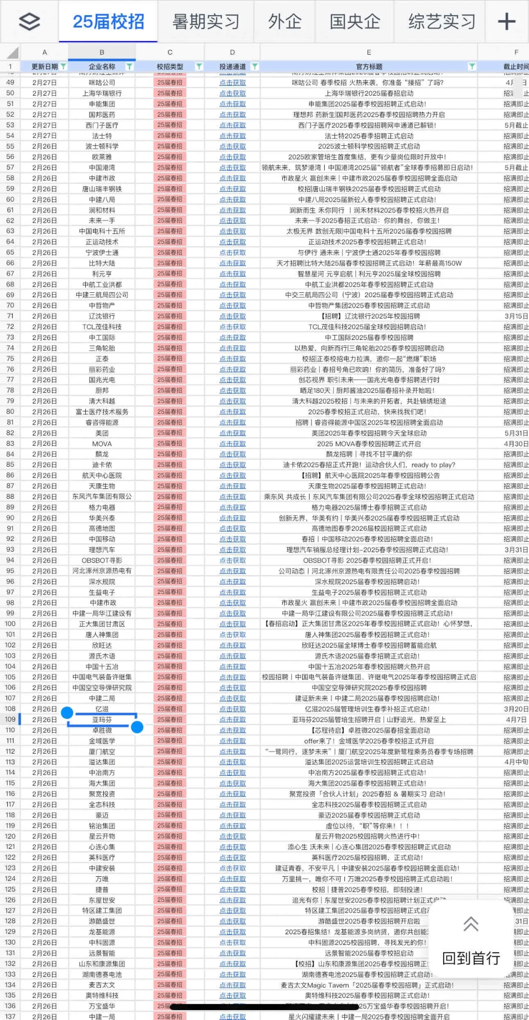 2.27 大厂春招都扎堆开了