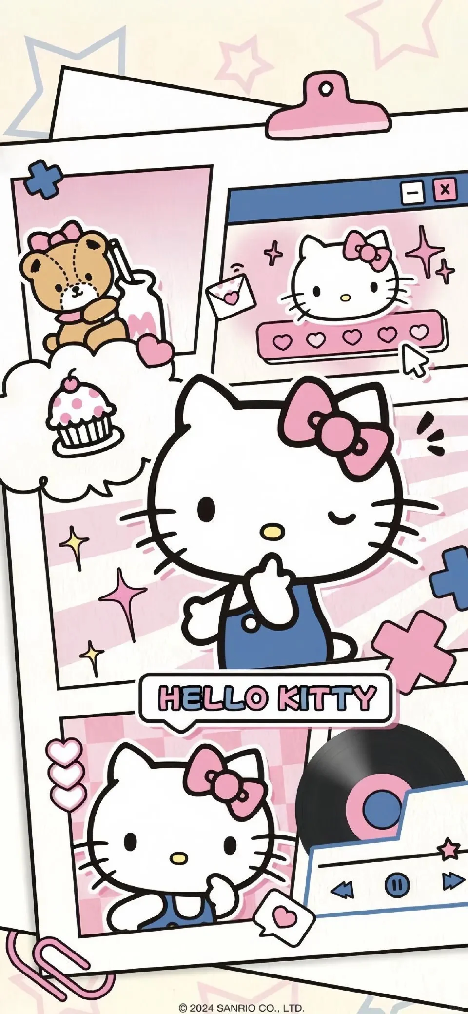 hello Kitty的壁纸来啦～