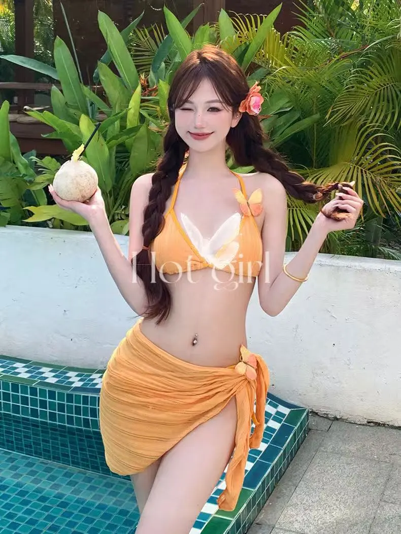 橘子汽水🥤甜美性感比基尼👙