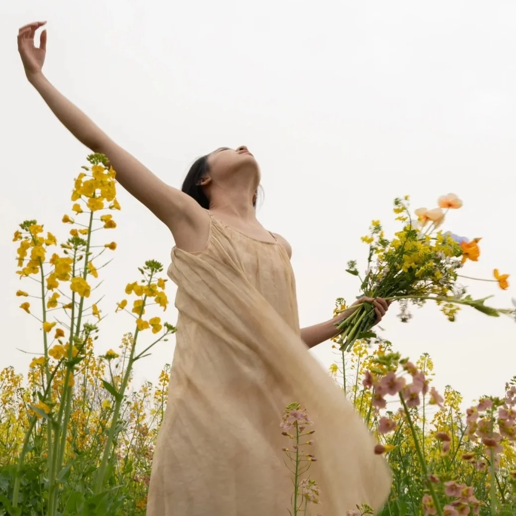 WeChat女头|期许花开绚烂 静赏花落淡然