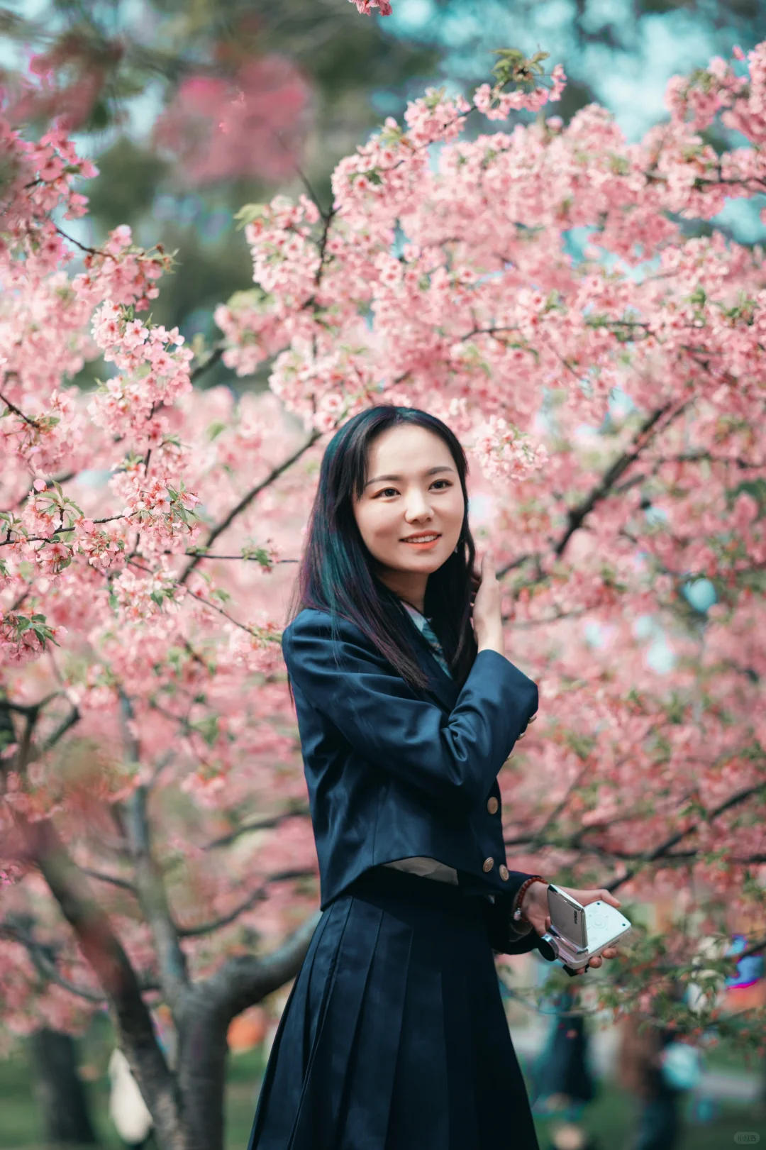 ?【成都漫花庄园JK樱花写真｜春日限定少女感