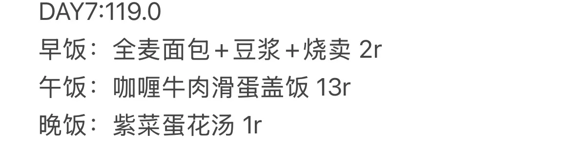 在校女大学生减肥从123斤➡️100斤