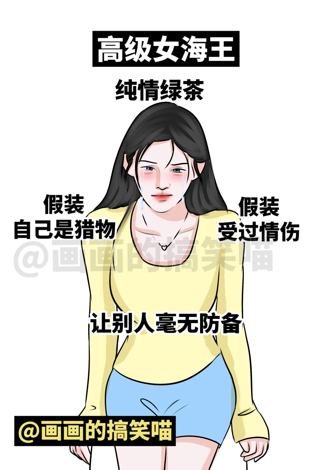 不同等级的女海王