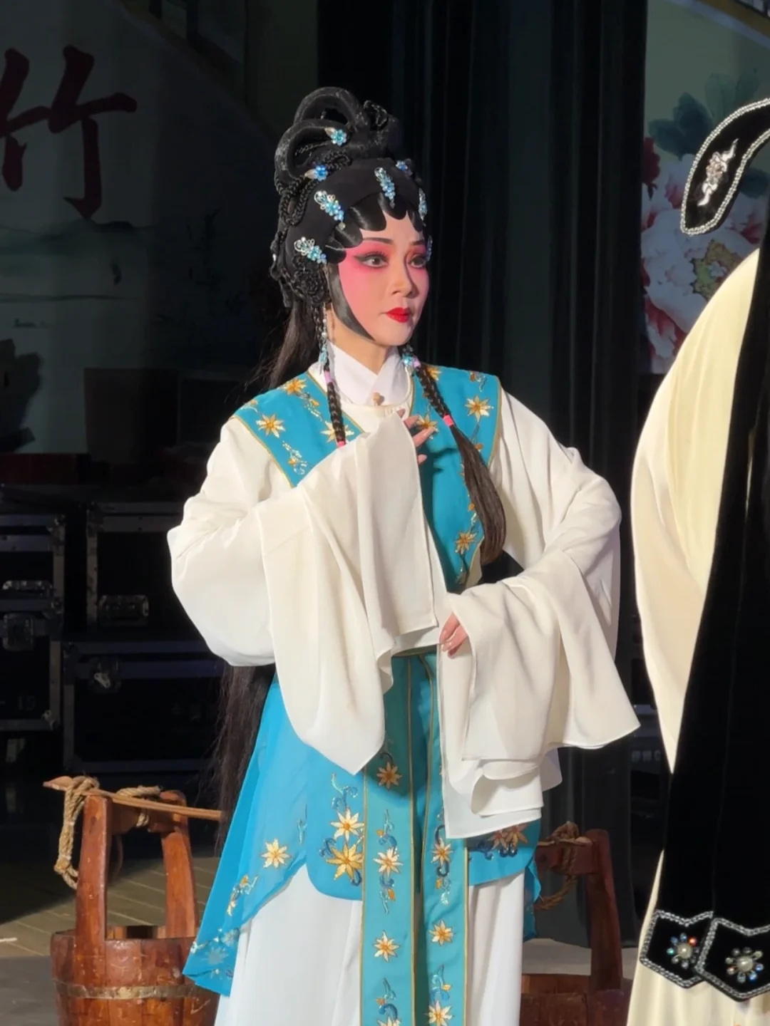 跟着剧团看演出的小片段