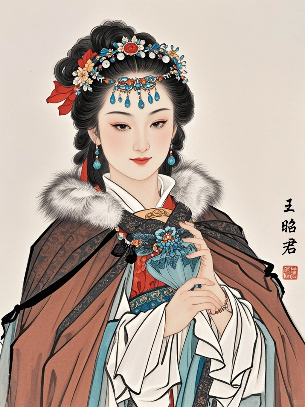 AI 工笔画美翻了｜中国古代四大美女