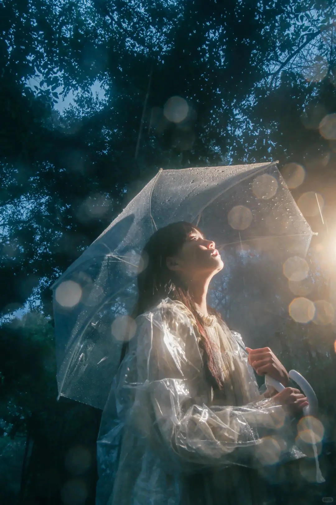 广州蹲互免模特?想用理光拍组雨天氛围写真