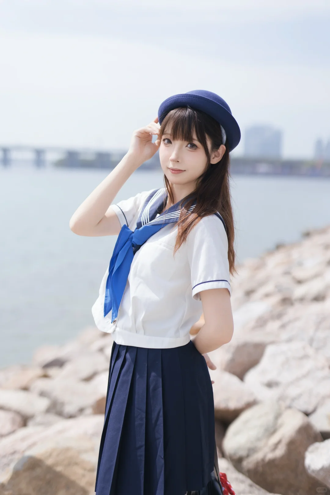 海边真的很适合jk制服?