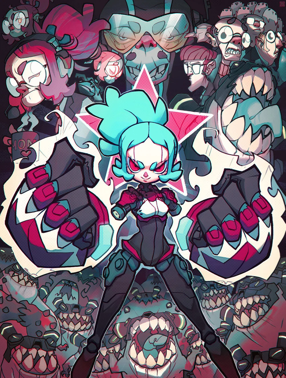 每日画师：Alexis Rives 大透视中二少女！