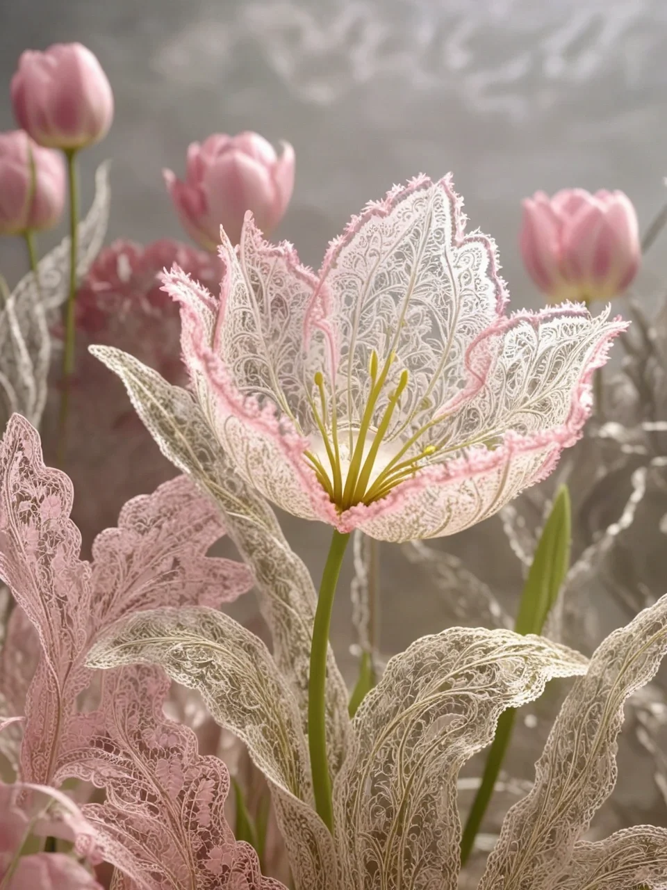 郁金香🌷蕾丝刺绣