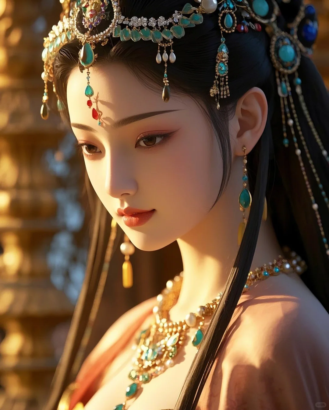 古风 | 眉眼盈盈处染黛，朱砂痣点绛唇