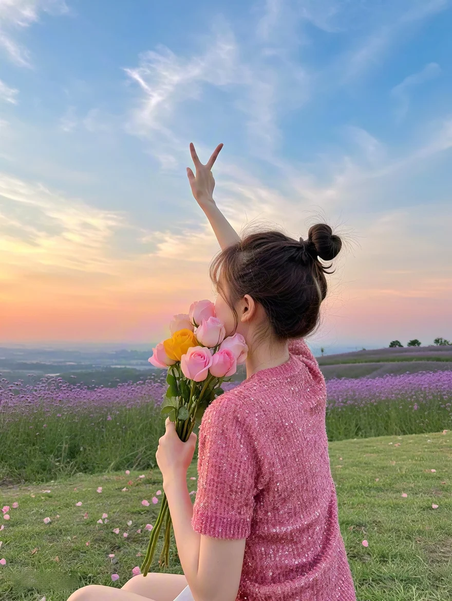 女生头像?背影女头~?春暖花开