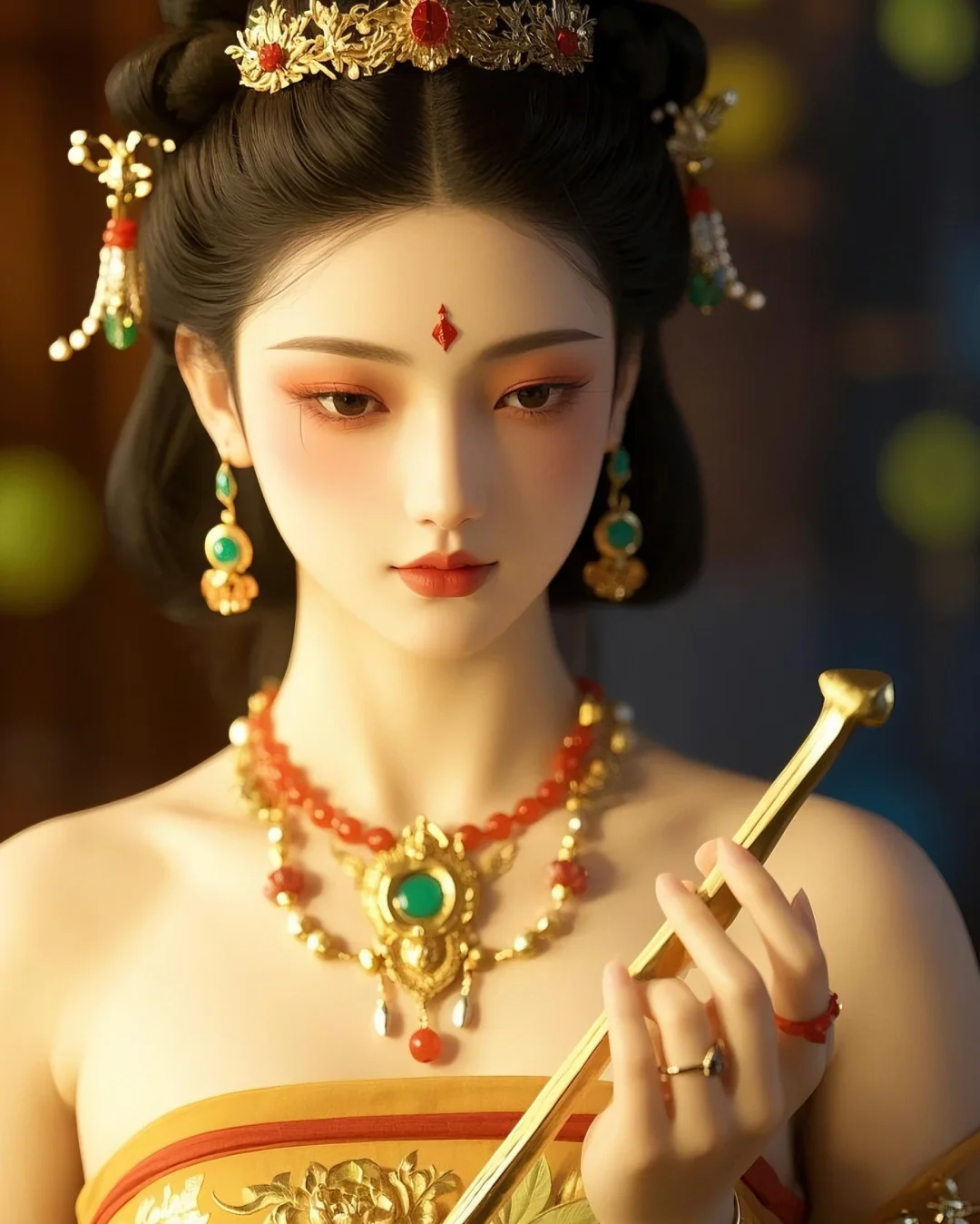 古风 | 眉眼盈盈处染黛，朱砂痣点绛唇