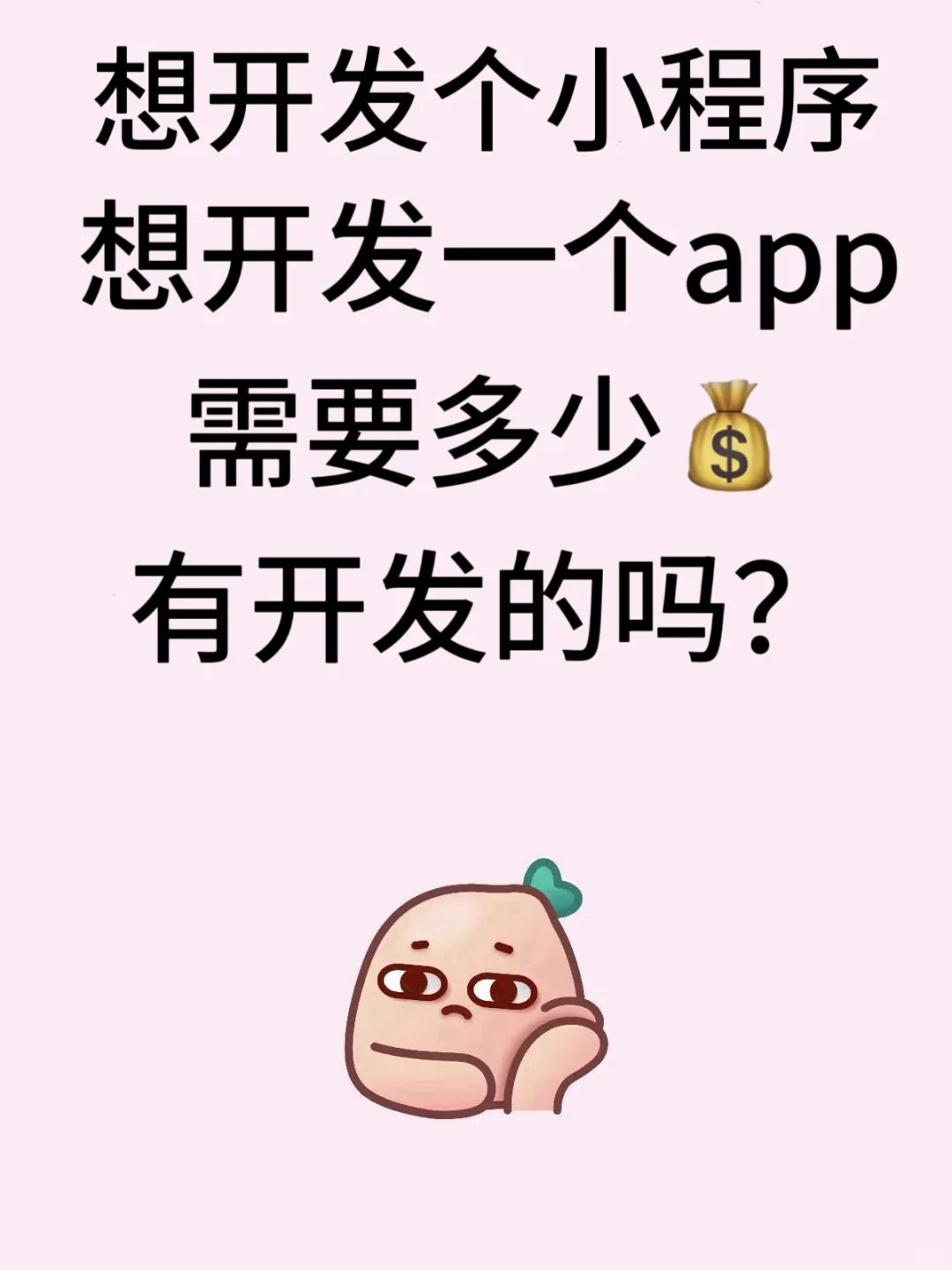 我想要开发一个app，或小程序，有吗？