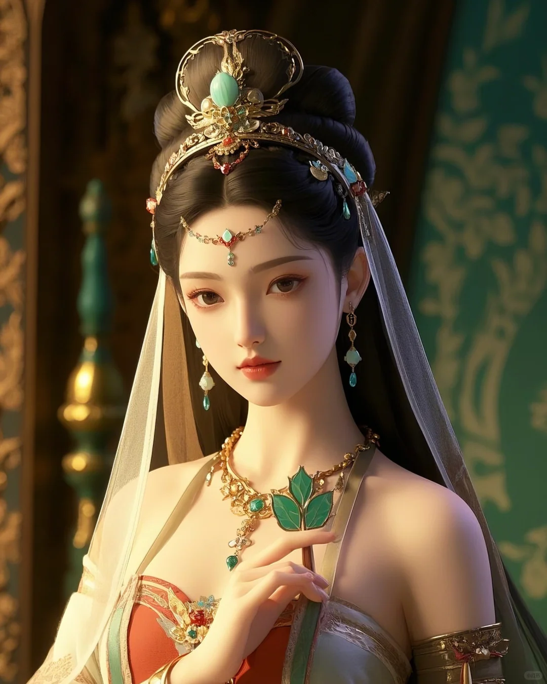 古风 | 眉眼盈盈处染黛，朱砂痣点绛唇