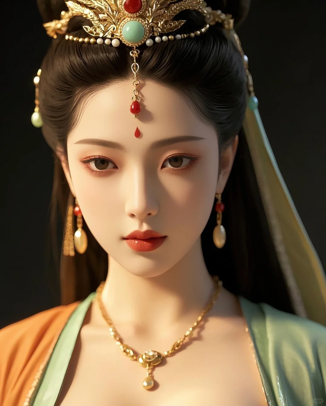 古风 | 眉眼盈盈处染黛，朱砂痣点绛唇