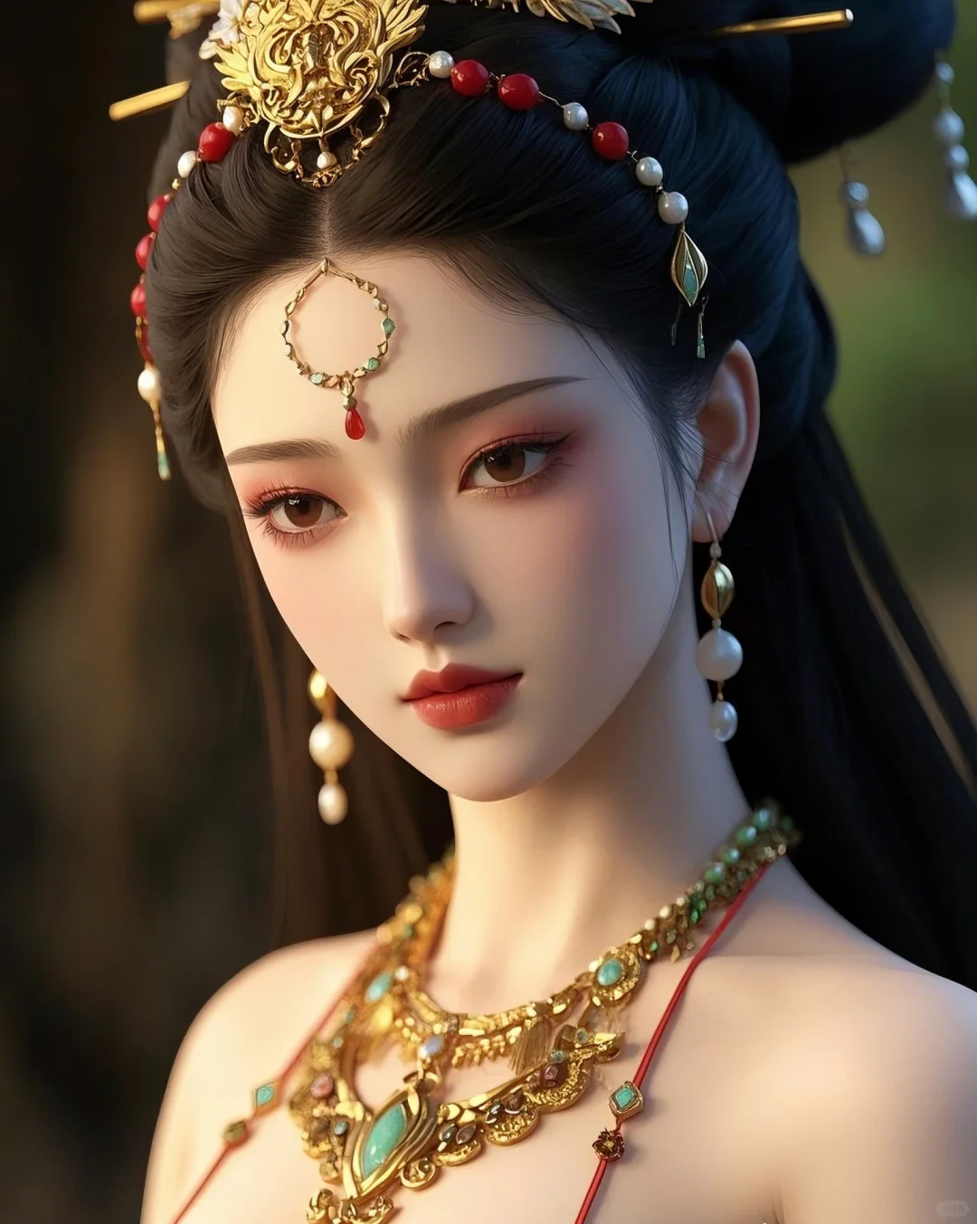 古风 | 眉眼盈盈处染黛，朱砂痣点绛唇