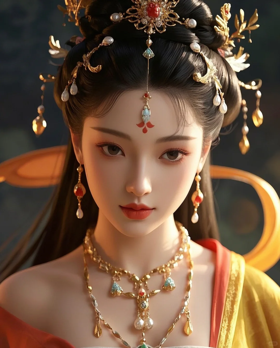古风 | 眉眼盈盈处染黛，朱砂痣点绛唇