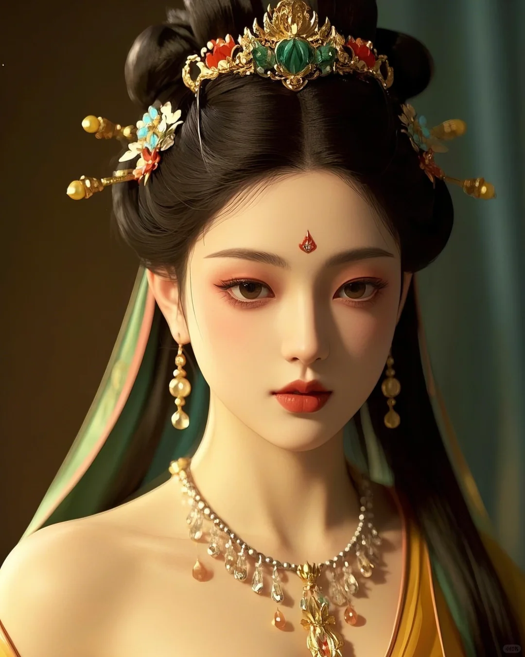 古风 | 眉眼盈盈处染黛，朱砂痣点绛唇