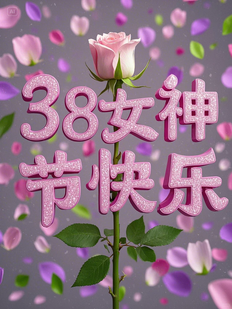 原创首发女神节祝福语美图！女神节快乐