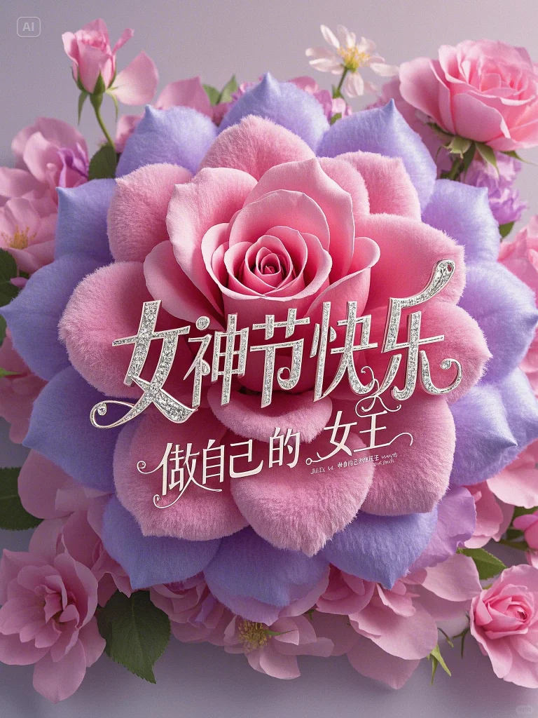 原创首发女神节祝福语美图！女神节快乐