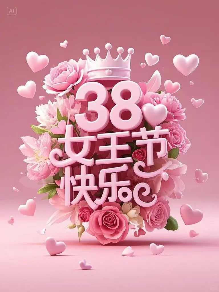 原创首发女神节祝福语美图！女神节快乐