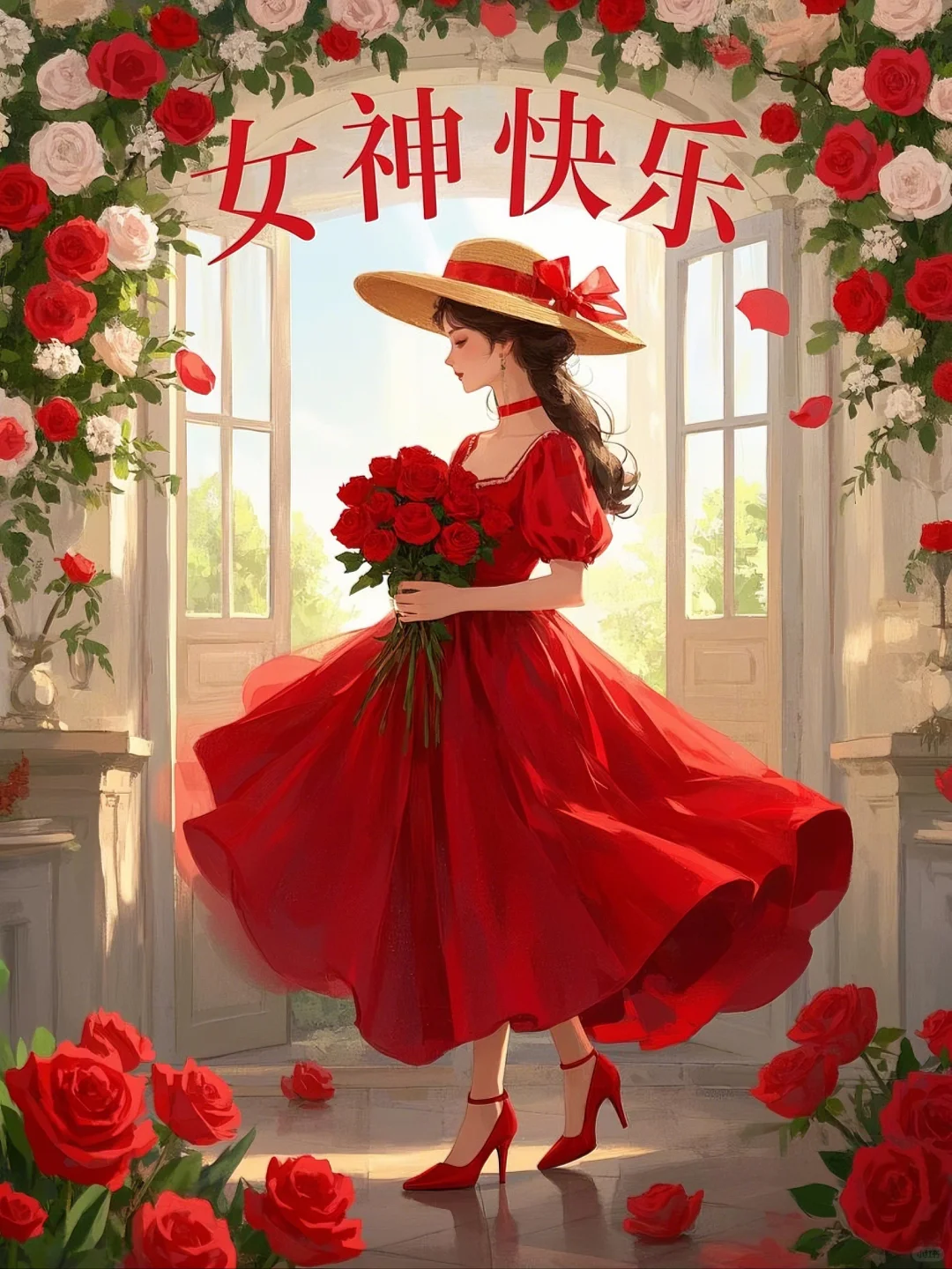 三八妇女节，女神节，女王节，女生节快乐