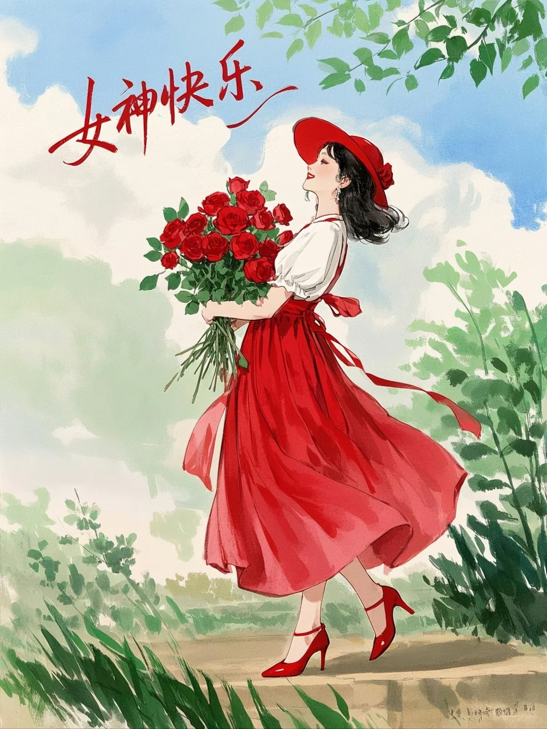 三八妇女节，女神节，女王节，女生节快乐