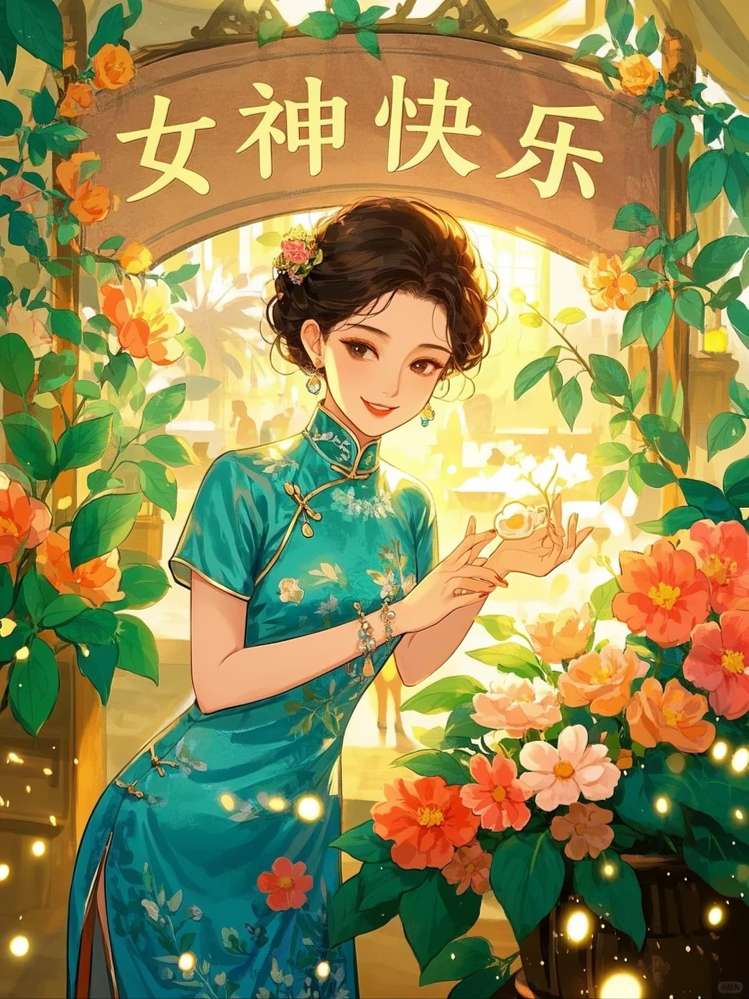 三八妇女节，女神节，女王节，女生节快乐