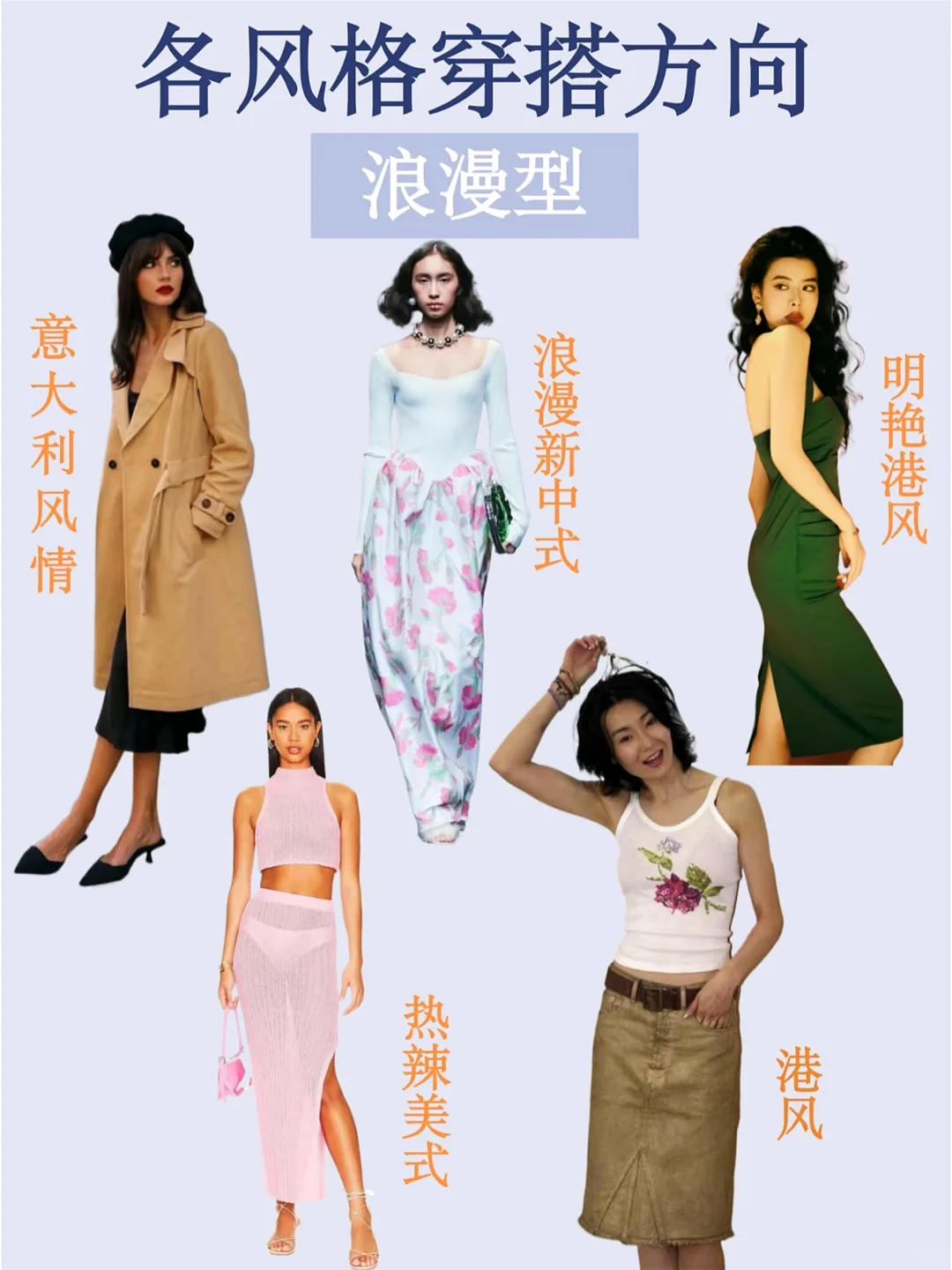 穿搭干货｜不同风格穿搭分享｜女生穿搭指南