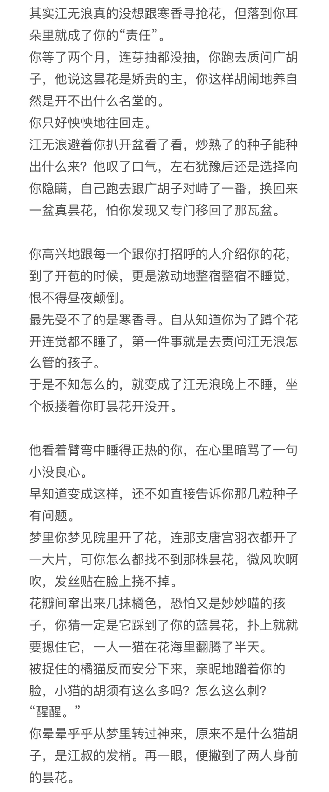 《养花》江晏X女少东家