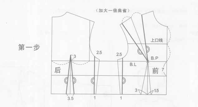 无肩式基本型胸衣